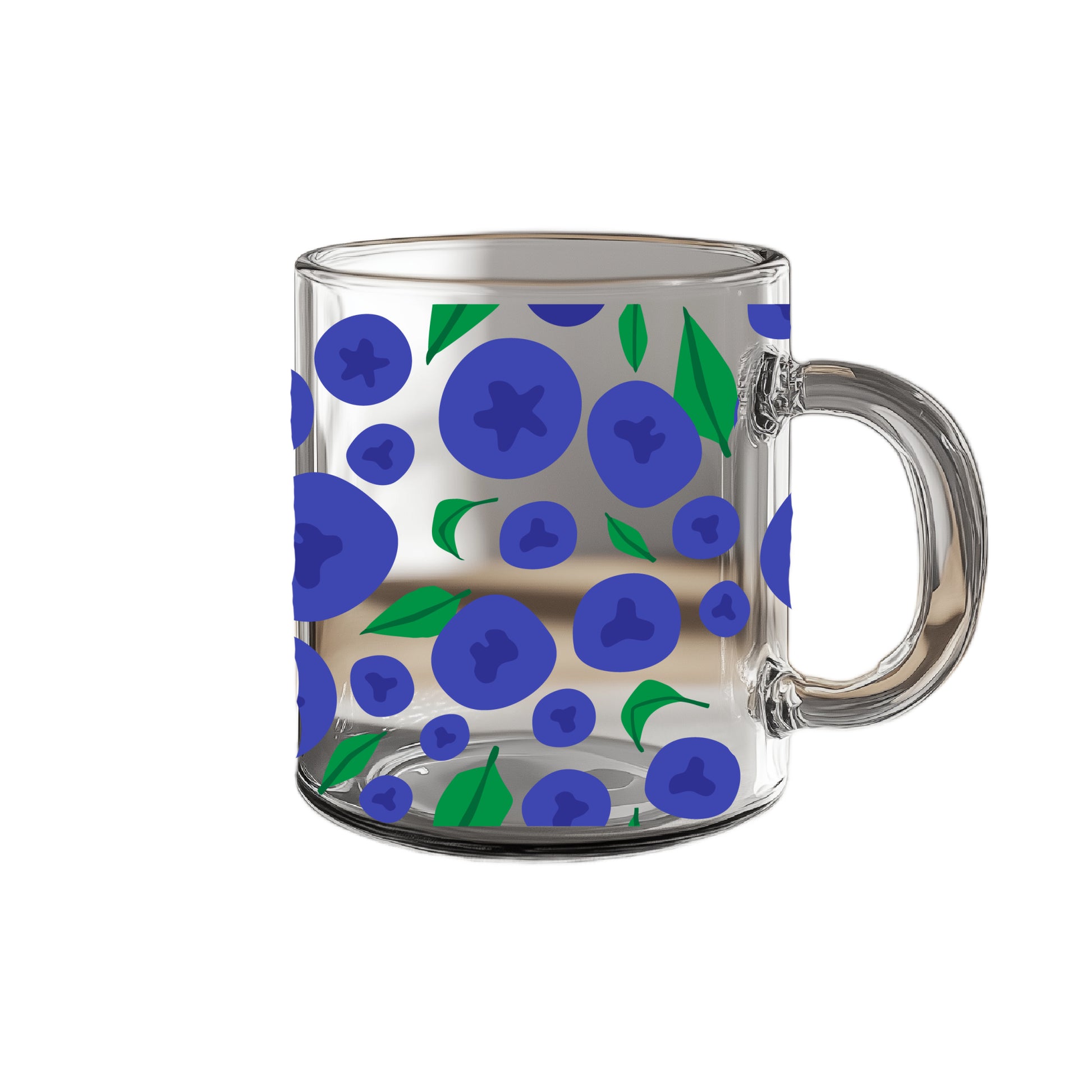 Blueberry Glass Mug