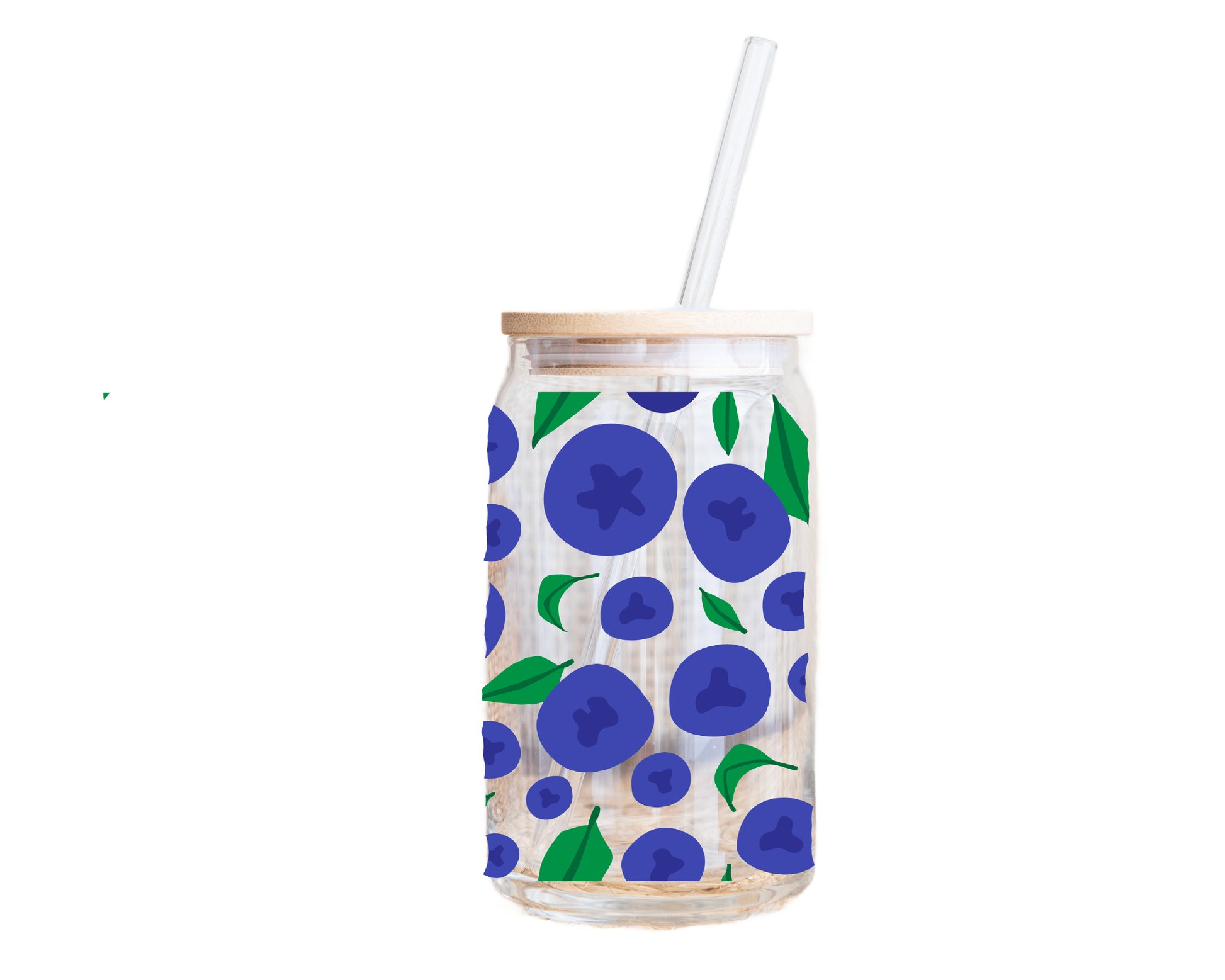 Blueberry Glass Cup