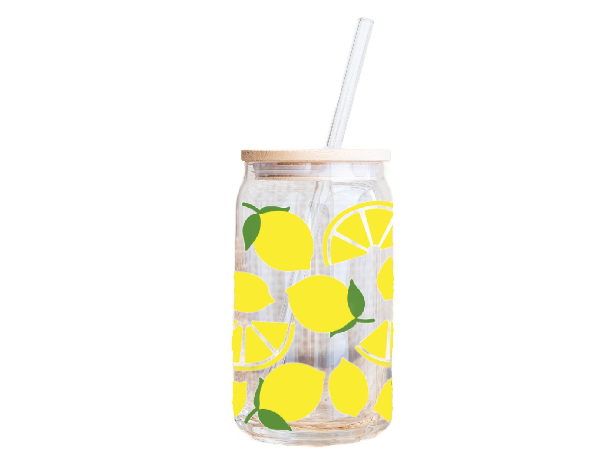 Lemon Glass Can Cup